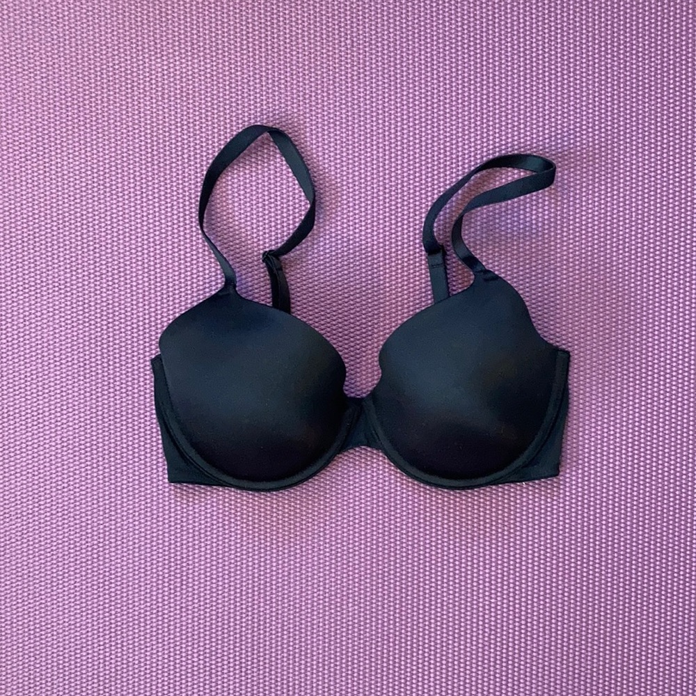 PINK Wear Everywhere Lightly Lined Bra in Black